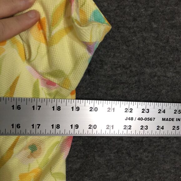 Floral Skirt Set Womens 12 Herbert Grossman by Cynthia Sobel VTG 2 Pc Suit S/SL - Picture 12 of 16